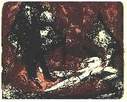Ernst Ludwig Kirchner The murderer oil painting reproduction